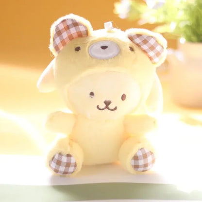 Bear Plush Keychain Cinnamon Roll