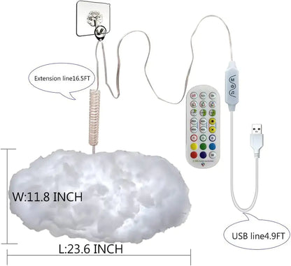 3D Big Cloud Lighting Light Smart Remote APP