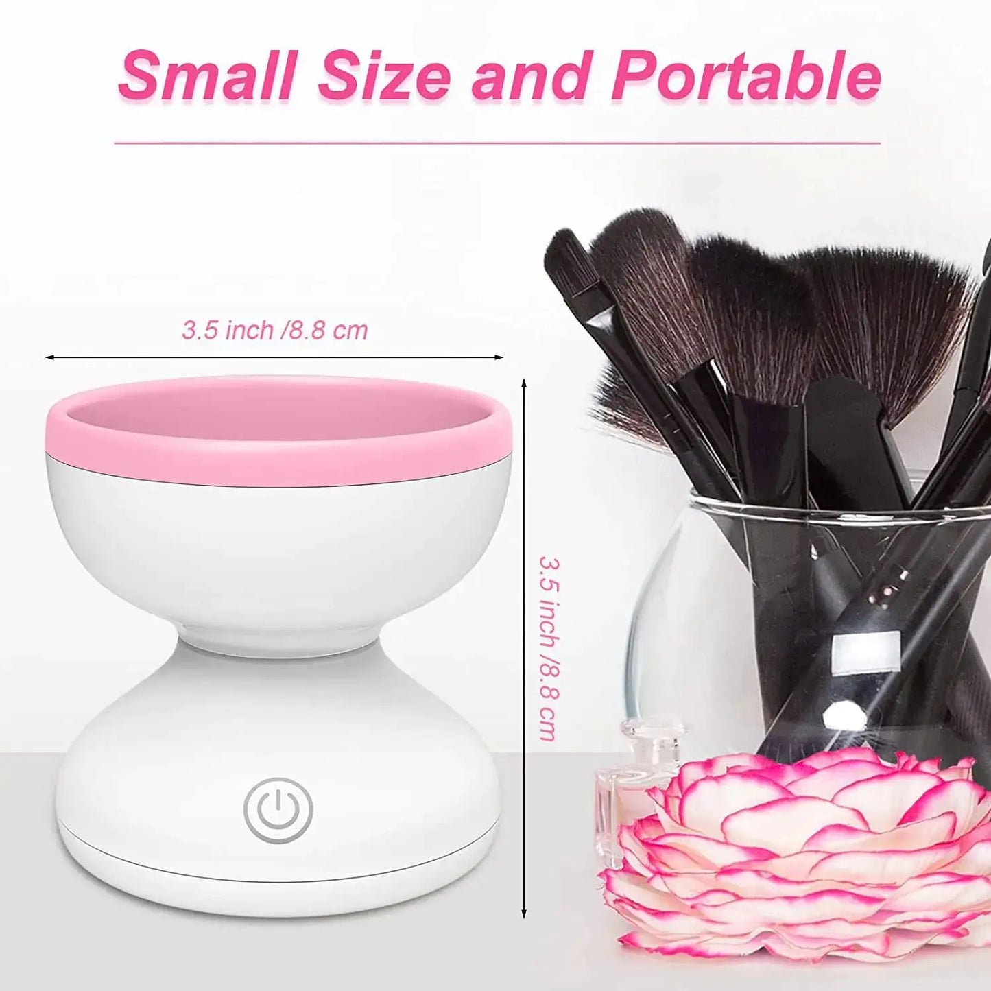 Efficiently Cleans And Dries Makeup Brushes