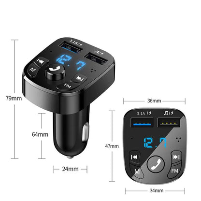 Wireless Car Charger FM Transmitter