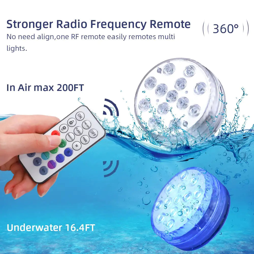 RGB LED Underwater Swimming Pool Light