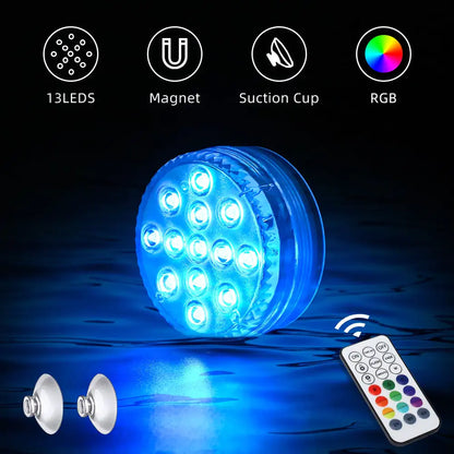 RGB LED Underwater Swimming Pool Light