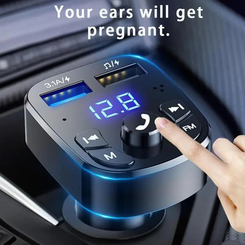 Wireless Car Charger FM Transmitter