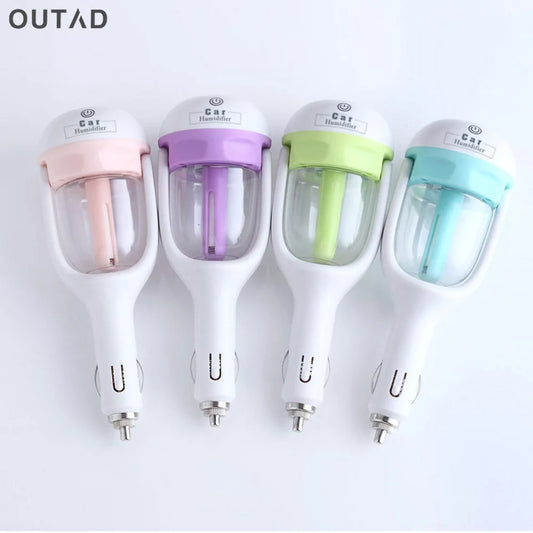 Car Humidifier, Air Purifier, Essential Oil Diffuser and Portable Auto Mist Maker