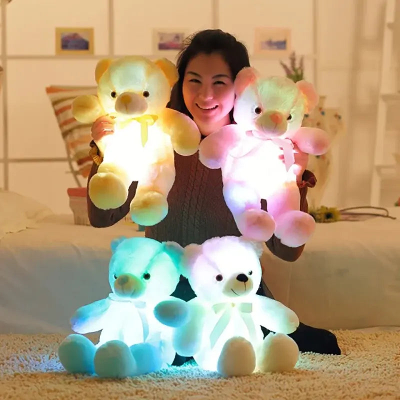 Big Light Up LED Teddy Bear Plush Toy