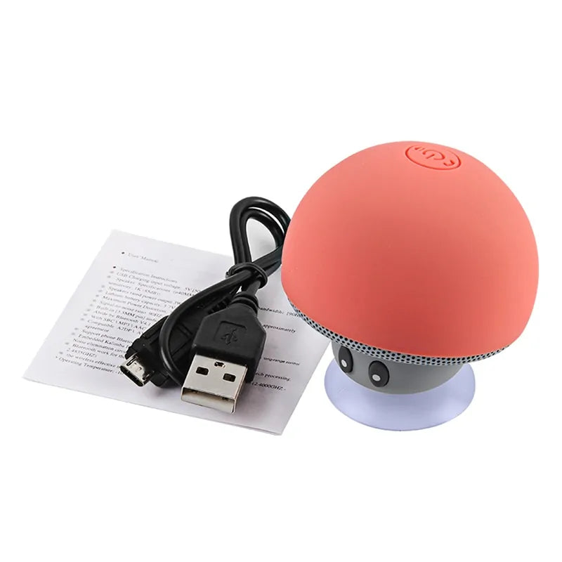 Mini Waterproof Mushroom Bluetooth Speaker