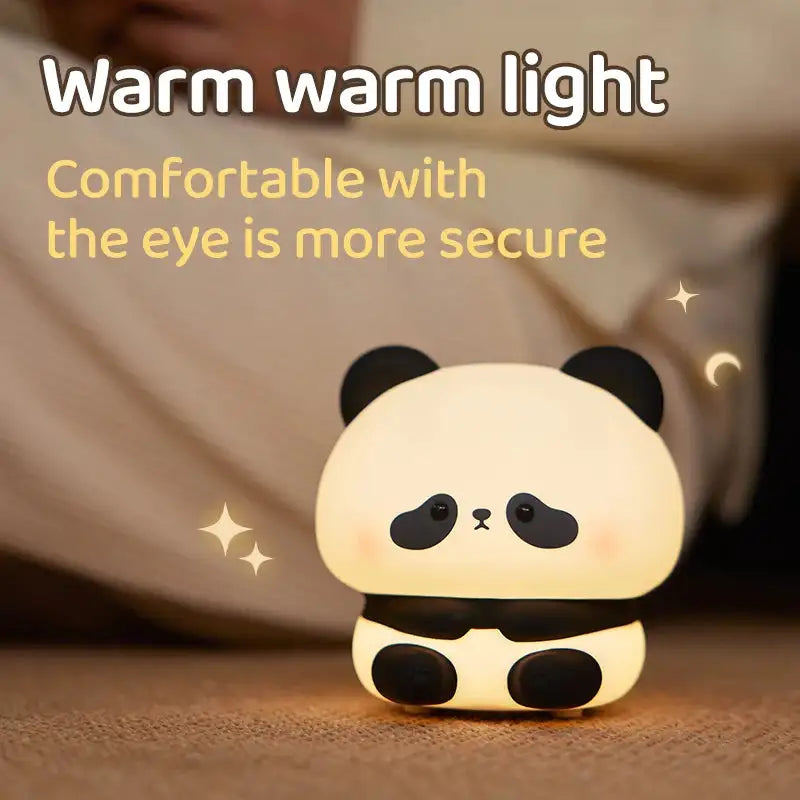 Panda LED Night Light Cute Silicone