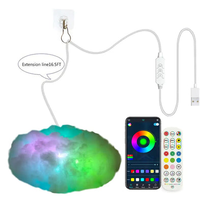 3D Big Cloud Lighting Light Smart Remote APP