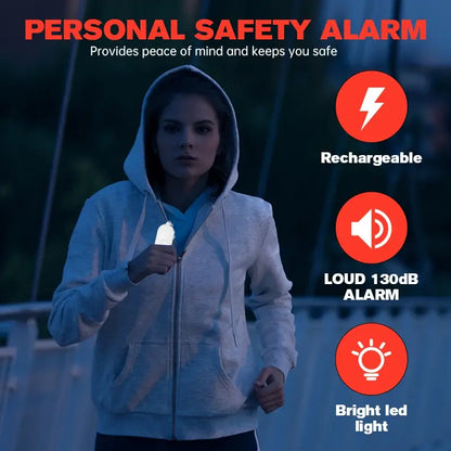 Personal SOS Alarm With LED Light