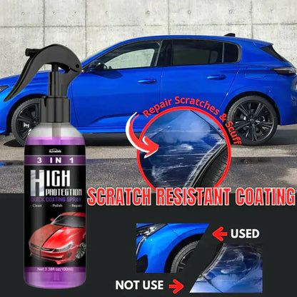 3 in 1 Car Shine/ Scratch Spray