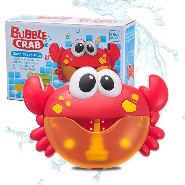 Baby Bath Toys Bubble Machine Crabs Frog