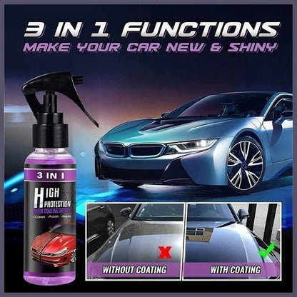 3 in 1 Car Shine/ Scratch Spray